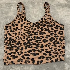 Cheetah/Leopard Print Sports Bra